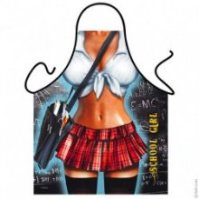 Rude Naughty School Girl Sexy Ladies Apron