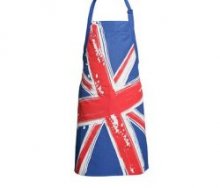 Worn Look UK Flag Cotton BBQ Apron Worn Look UK Flag Cotton BBQ Apron