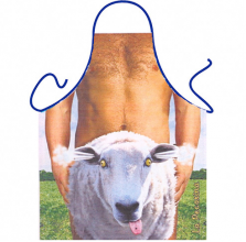 Weird Sheep Lover Rude Mens Novelty Apron