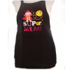 Black Cotton Super Mum Mothers Day Kitchen Apron