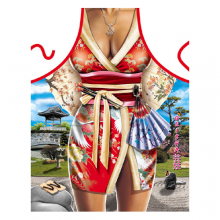 Glamorous Geisha Japanese Novelty Cooking Apron