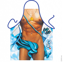 Hunky Cupid Mens Valentines Novelty Apron Hunky Cupid Mens Valentines Novelty Apron