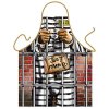 Just Married Funny Mens Jail Apron