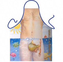 Fishy Friend Rude Mens Novelty Apron