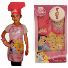 Disney Princess in Pink Girls Baking Outfit