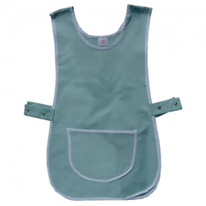 Pale Green Work Tabard With Coloured Lining