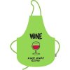 Wine Makes Mummy Clever Funny Cooking Apron