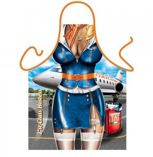 Naughty Air Hostess Sexy Ladies Funny Apron