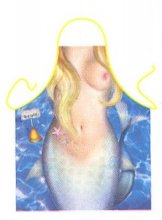 Naked Mermaid Sexy Ladies Funny Apron