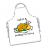 Funny Personalised Name Christmas Turkey Stuffer Apron