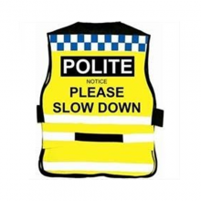 Slow Down High Visibility Equine Safety Tabard