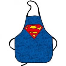 Comic Strip Style Super Man Apron