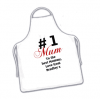 Number One Mum Personalised Novelty Apron