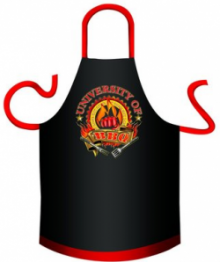 Barbecue University Novelty Mens Cotton BBQ Apron Barbecue University Novelty Mens Cotton BBQ Apron