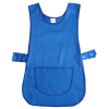 Bright Blue Polycotton Tabard With Front Pocket