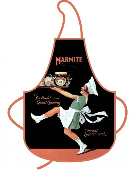 Official Marmite Advert Retro Cotton Cooking Apron - Click Image to Close