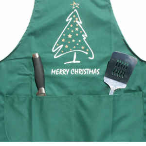 Christmas Tree Green Novelty Cooking Apron