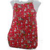 Novelty Dogs Funny Christmas Red Cotton Apron