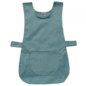 Light Green Polycotton Durable Tabard With Adjustable Size