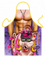 Pig Lover Weird Polyester Novelty Apron