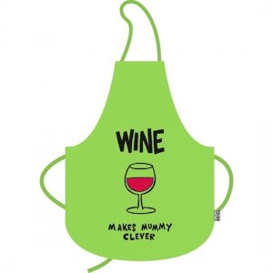 Wine Makes Mummy Clever Funny Cooking Apron