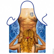 Rude Blonde Blow Dry Novelty Apron