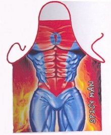 Super Spicy Man Kitchen Hero Novelty Apron