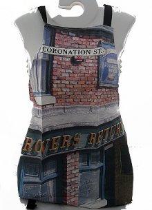 Official Coronation St Rovers Return Cotton Apron Official Coronation St Rovers Return Cotton Apron