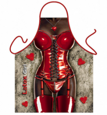 Seductive PVC Temptress Ladies Saucy Apron Seductive PVC Temptress Ladies Saucy Apron