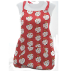 Red Polka Dot Apple Cute Cotton Baking Apron