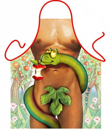 Naked Adam Garden of Eden Saucy Apron Naked Adam Garden of Eden Saucy Apron