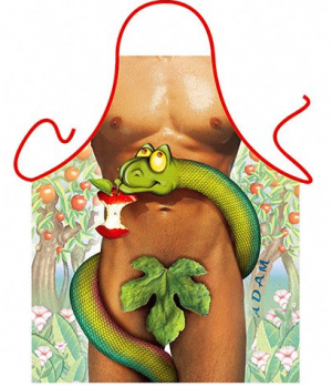 Naked Adam Garden of Eden Saucy Apron