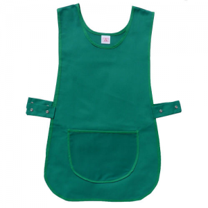 Green Durable Tabard Apron With Green Lining