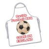 Personalised Name White BBQ Football Apron