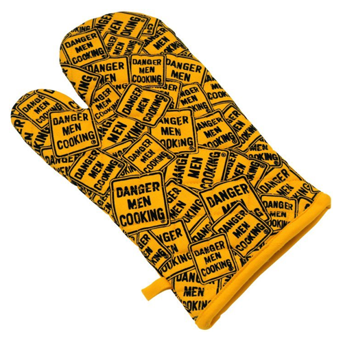 Danger Men Cooking Novelty Mens Oven Glove - Click Image to Close