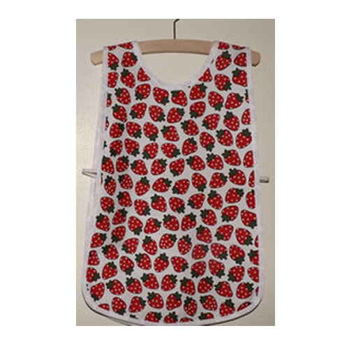 Children's British Crafted Strawberry Pattern Protective Tabbard - Click Image to Close