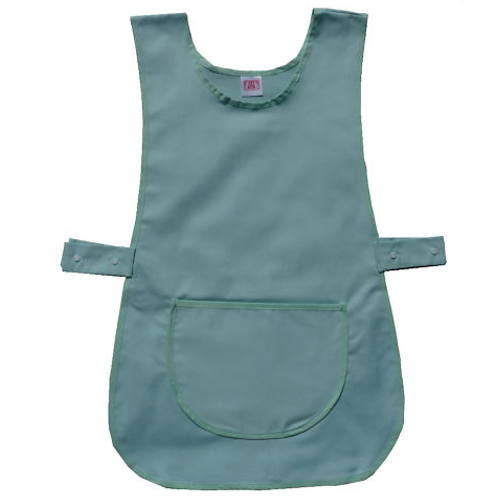 Light Green Polycotton Durable Tabard With Adjustable Size - Click Image to Close