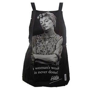 Official Hilda Ogden Coronation St Cotton Apron - Click Image to Close