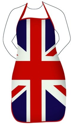 UK Novelty Cotton Apron - Click Image to Close