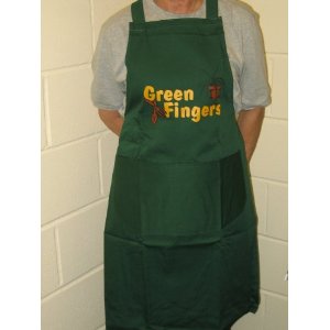 Green Fingers Gardening Garden Apron with Front Pockets - Click Image to Close